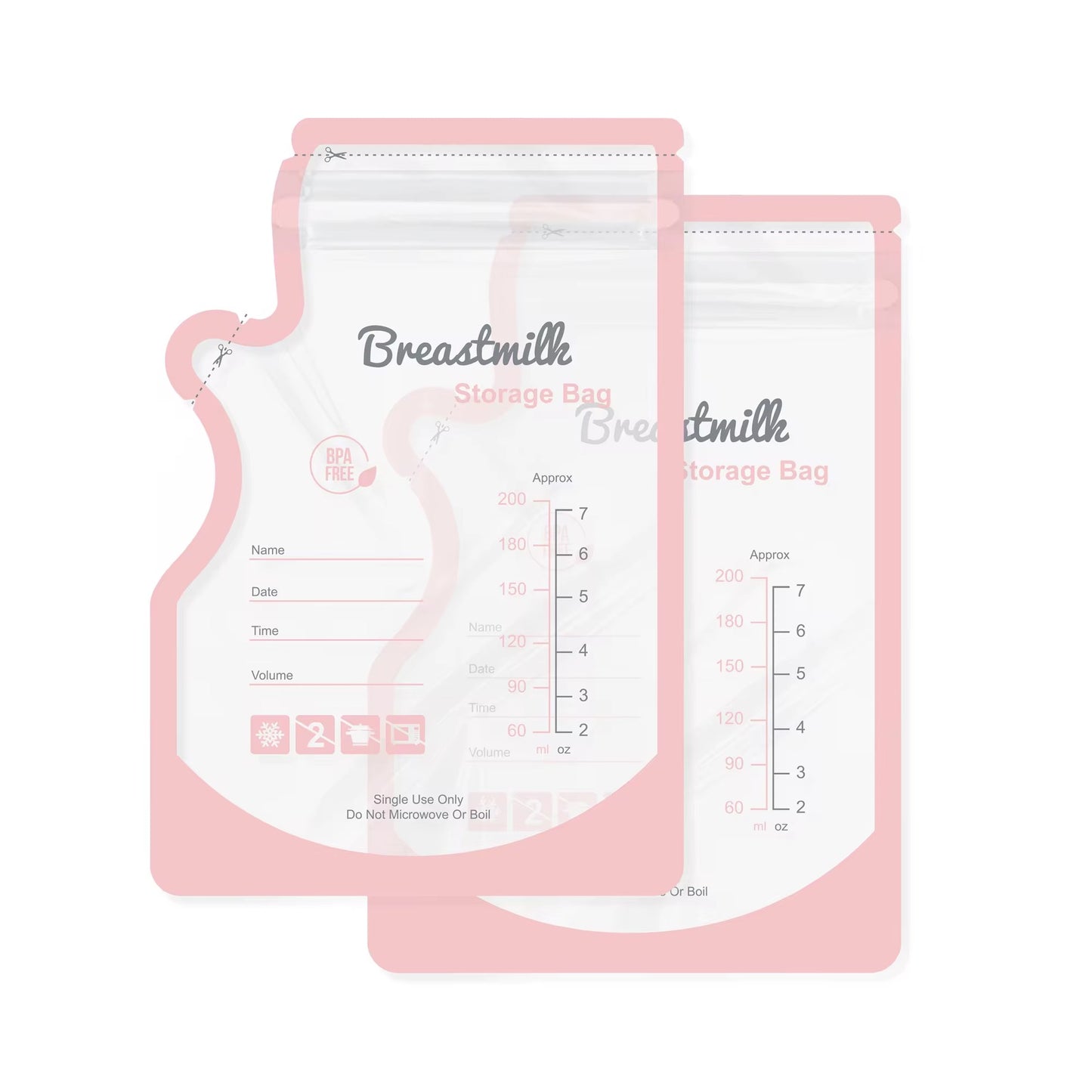 Milk storage bag
